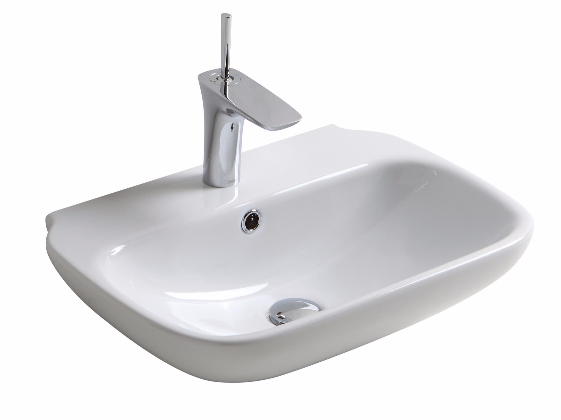 Olympia Ceramica Clear Umywalka 55x40 biały połysk CLE4355101