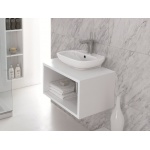 Olympia Ceramica Clear Umywalka 55x40 biały połysk CLE4355101