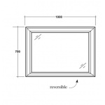 Olympia Ceramica Impero Lustro 100x70 biały IMSP100