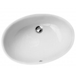       Olympia Ceramica Tondo Umywalka podblatowa 59x44,5 cm biały połysk LIL4457001 WIETRZENIE MAGAZYNÓW!!