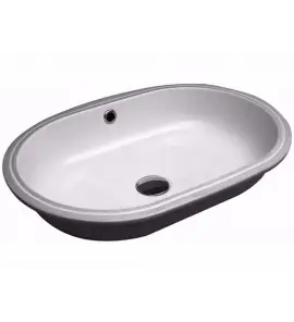       Olympia Ceramica Sattopiano Umywalka Podblatowa  55x38 cm biały połysk LIL4455001 WIETRZENIE MAGAZYNÓW!!