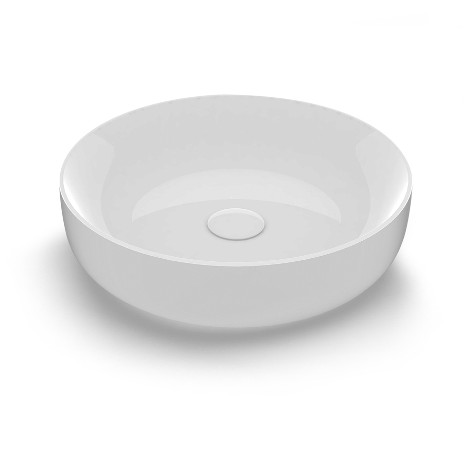 Olympia Ceramica Metamorfosi Umywalka ∅45 biały połysk MET4245001