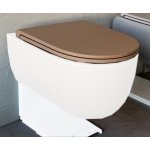       Olympia Ceramica Milady Deska wolnoopadająca slim brown matt C5CN07/E WIETRZENIE MAGAZYNÓW!!