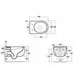 Olympia Milady Miska bezrantowa z deską wolnoopadającą slim turquoise matt MIL120233+C5CN33