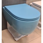 Olympia Milady Miska bezrantowa z deską wolnoopadającą slim turquoise matt MIL120233+C5CN33