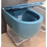 Olympia Milady Miska bezrantowa z deską wolnoopadającą slim turquoise matt MIL120233+C5CN33