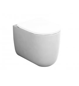 Olympia Ceramica Milady Miska bezrantowa 53x36 biały połysk MIL110301