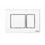 Olympia Ceramica Przycisk podwójny spłukiwania biały G91003