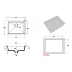       Olympia Ceramica Sydney Umywalka 50x38 biały połysk LIL4450001 W MAGAZYNIE!!