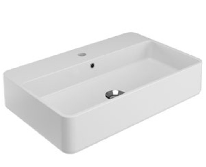 Olympia Ceramica Tratto Umywalka ścienna 650x410 mm, Biały TRA4165101