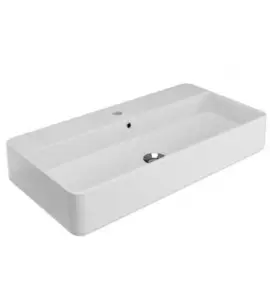 Olympia Ceramica Tratto Umywalka 80x41 biały połysk TRA4180101