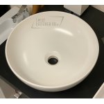 Olympia Ceramica Trend 38 Umywalka nablatowa ⌀38 cm biały mat TRE42TO38011
