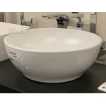 Olympia Ceramica Trend 38 Umywalka nablatowa ⌀38 cm biały mat TRE42TO38011