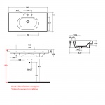 Olympia Ceramica Tutto-evo Umywalka 100x50 biały połysk TUT4110101
