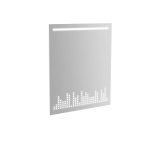 Olympia Ceramica Vinyl Lustro z LED 62x72 VYNSPI62