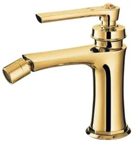 Omnires Armance Bateria bidetowa jednootworowa bez korka Złoty AM5220GL