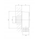 Omnires Armance Przyłącze kątowe Chrom 8810CR