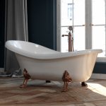 Omnires Atena Comfort M+ Wanna wolnostojąca 168x76 cm Biały połysk ATENA168BP