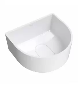 Omnires Cadence M+ Umywalka nablatowa 42x37 cm Biały połysk CADENCE420BP