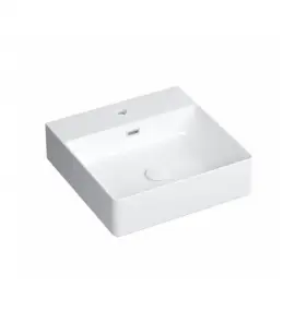 Omnires Garland Umywalka nablatowa/ścienna 420x430 mm Biały połysk GARLAND420BP