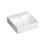 Omnires Garland Umywalka nablatowa/ścienna 420x430 mm Biały połysk GARLAND420BP