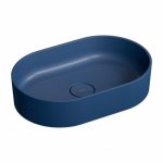   Omnires Ovo M+ Umywalka nablatowa 55x36 cm Midnight blue OVOUNMB