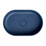   Omnires Ovo M+ Umywalka nablatowa 55x36 cm Midnight blue OVOUNMB