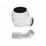 Omnires Syfon wannowo-brodzikowy Czarny mat WB01XBL