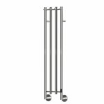 P.M.H Suszarka elektryczna 33x123 polerowana stal nierdzewna BO1SS