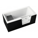 Polimat Obudowa akrylowa do wanny AVO i VOVO panel boczny 70x54 cm czarny 00057