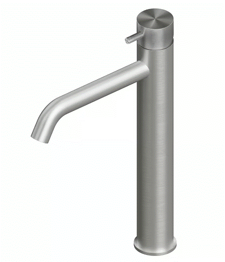 QuadroDesign Source Bateria umywalkowa brushed stainless steel 1202AS