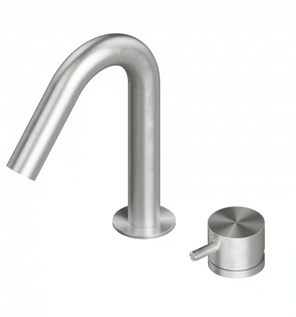 QuadroDesign Source Bateria umywalkowa brushed stainless steel 1331AS