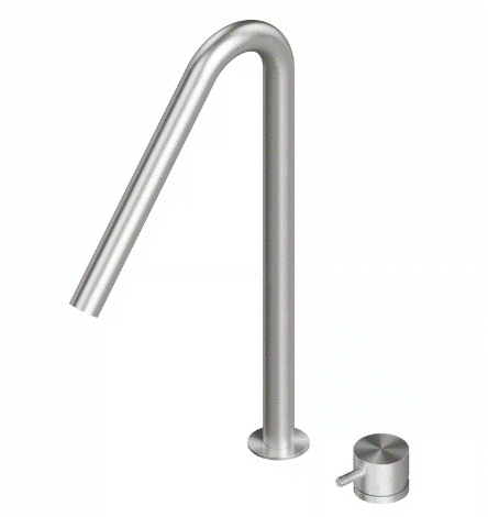 QuadroDesign Source Bateria umywalkowa brushed stainless steel 1333AS