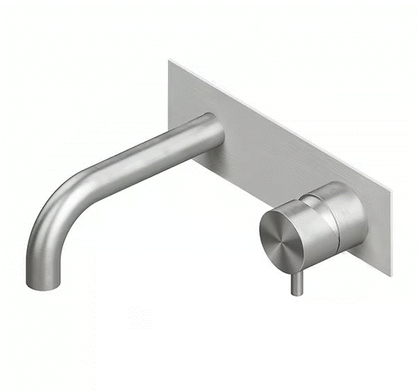 QuadroDesign Source Bateria umywalkowa podtynkowa brushed stainless steel 1313R.00AS