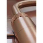 Quooker Zestaw bateria kuchenna z wyciąganą wylewką Flex Round plus zbiornik HOT 3L PRO3 Różowa miedź