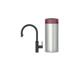 Quooker Zestaw bateria kuchenna z wyciąganą wylewką Flex Round plus zbiornik HOT 7L COMBI+ Czarny