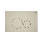 Rak Ceramika Ecofix Przycisk spłukujący beżowy mat FSRAKPPL003505