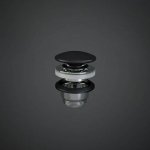 Rak Ceramika Feeling Korek Klik-Klak czarny mat DUO000504A