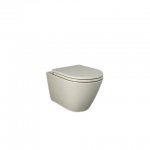 Rak Ceramika Feeling Resort Miska bezrantowa z deską wolnoopadającą 52x36 beżowy mat FEEL2SET