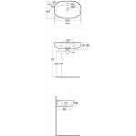 Rak Ceramika Illusion Umywalka 65x44 biały połysk ILLWB6501AWHA