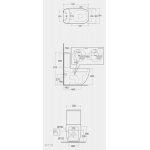 Rak Ceramika Illusion Spłuczka do kompaktu zasilanie dolne biały połysk ILLWT1800AWHA