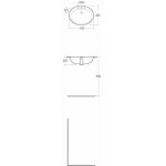 Rak Ceramika Jessica Umywalka 53x43,5 biały połysk LAJE00001