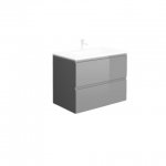 Rak Ceramika Joy Szafka podumywalkowa 80x46 szary połysk JOYWH080UGY