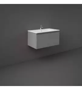 Rak Ceramika Uno Joy Szafka podumywalkowa 80x46 szary połysk UNOWH080UGY