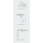 Rak Ceramika Variant Umywalka 42x42 biały połysk VARDI44201AWHA