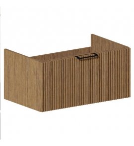       Rak Ceramika WOODEN Szafka podumywalkowa ścienna 80 cm Dąb WOD80CD 
