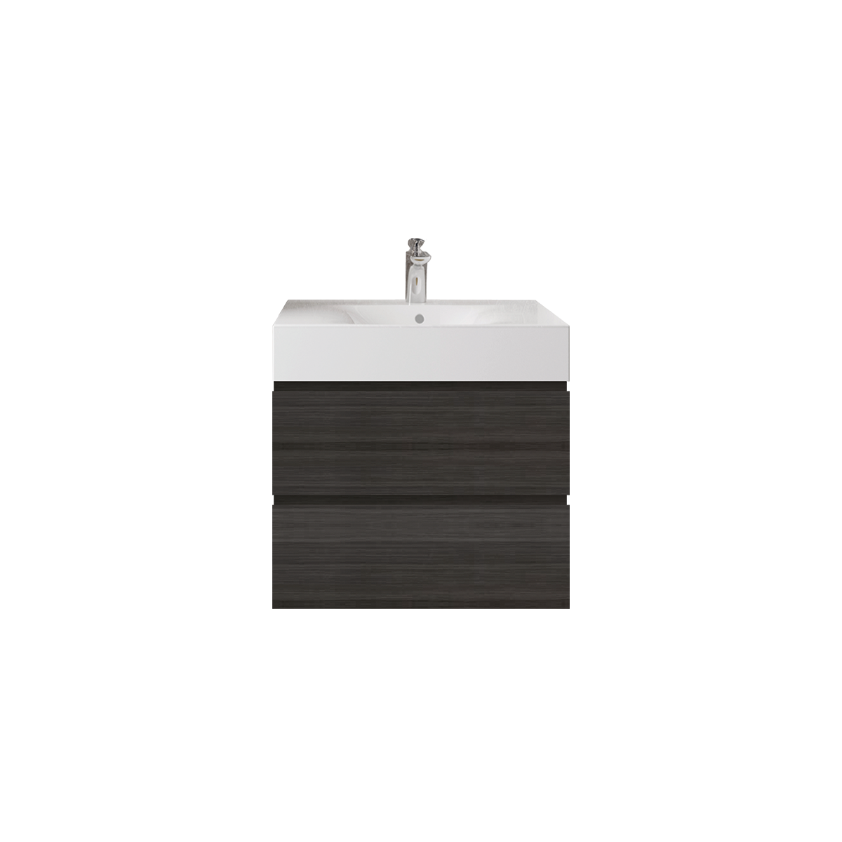 Rak Ceramika Zestaw DES Umywalka 61x46 i Szafka Joy moka walnut SETDESOWH060MOK