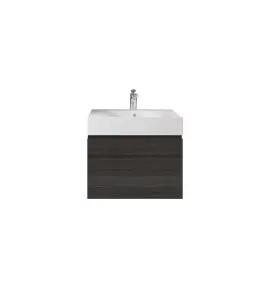 Rak Ceramika Zestaw DES Umywalka 61x46 i Szafka UNO Joy moka walnut SETDESOUNOWH060MOK