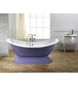 Bleu Provence Thym Wanna wolnostojąca z postumentem 154x75 niebieski 5050B