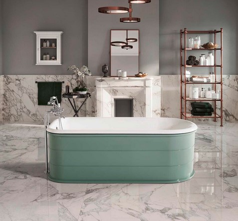 Bleu Provence Fashion Wanna wolnostojąca 137x76,5 zielony 1630R